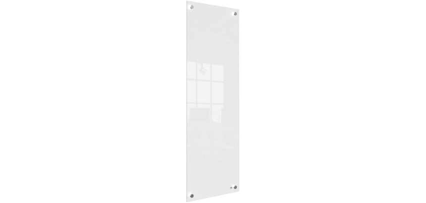 Panel pizarra magnética de cristal pequeña NOBO  300 x 900 mm, blanco