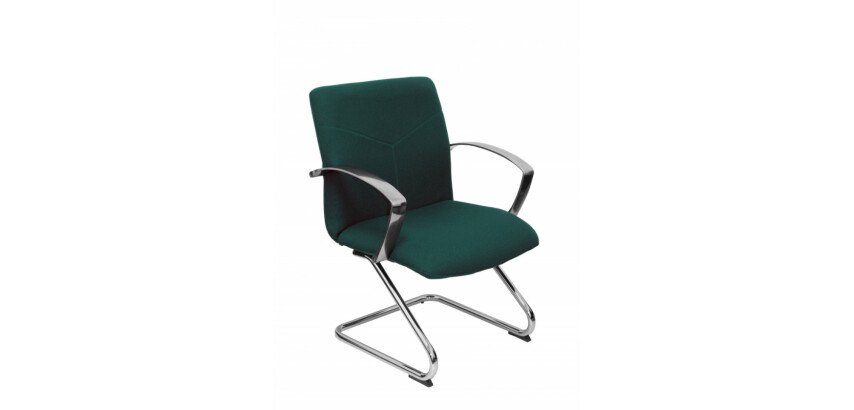 Silla Caudete confidente patín tapizado