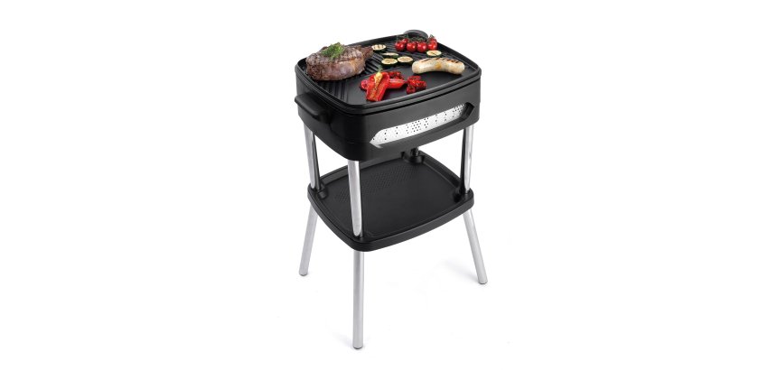 FRITEL BBQ 3256 Barbecue électrique avec couvercle