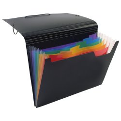 Trieur extensible 6 compartiments Rainbow Class - Viquel - 32 x 24,5 cm