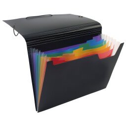 Trieur extensible 6 compartiments Rainbow Class - Viquel - 32 x 24,5 cm