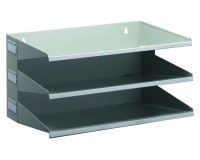 Trieur horizontal 3 compartiments DURABLE - gris