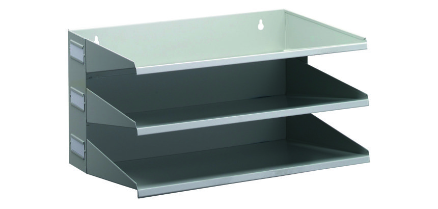 Trieur horizontal 3 compartiments DURABLE - gris