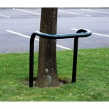 Arceau de protection Ø 50 mm - Double - 830 x 650 Poudre polyester verte galvanisée