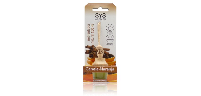 Ambientador Coche Canela-Naranja 7 ml Style SYS