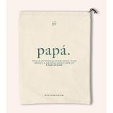 Bolsa Tela Regalo "Papá definición" NEW
