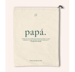 Bolsa Tela Regalo "Papá definición" NEW
