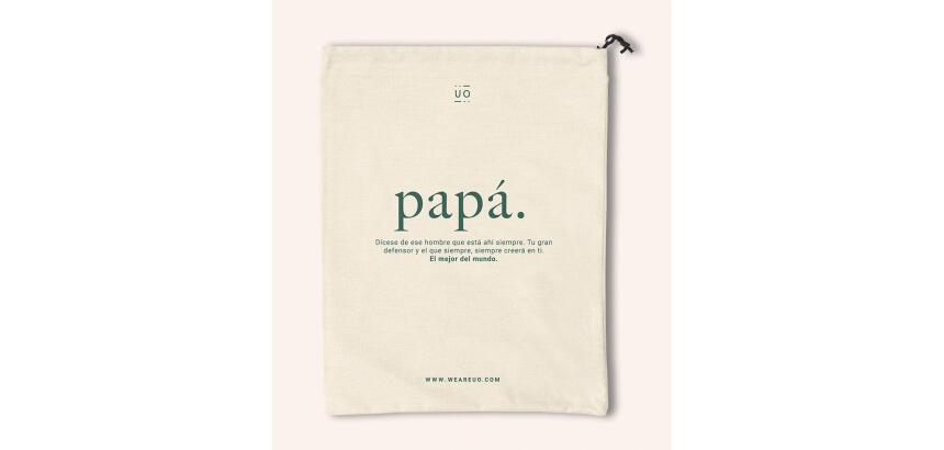 Bolsa Tela Regalo "Papá definición" NEW
