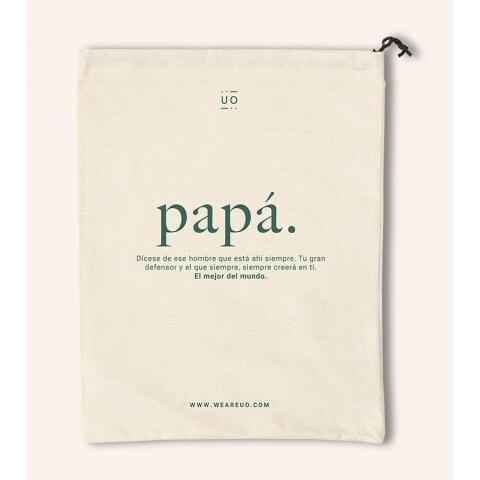 Bolsa Tela Regalo "Papá definición" NEW