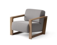 NORDICO Armchair - 1 seat - Gray