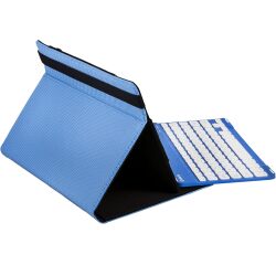 Funda Universal Gripcase + Teclado (9 - 11) Bluetooth v3.0 - Azul
