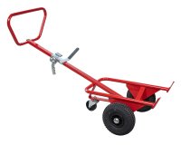 Diable porte-fût avec béquille 350 kg 750 x 500 x 1290 mm roue pneumatique