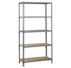 Estantería Simon Rack maderclick mini 5/400 gris/madera 180x80x40