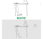 Reposapiés ajustable de escritorio Ergo, gris
