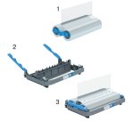 Recambio de rollo de plastificación para cartucho recargable GBC Foton 30 de 75 micras brillante