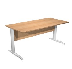 Mesa oficina Presto An 160 cm patas metal L