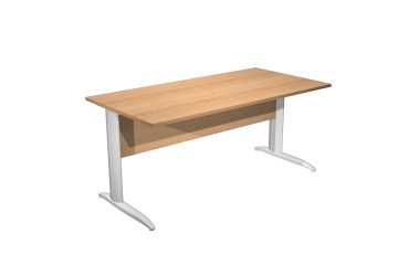 Mesa oficina Presto An 160 cm patas metal L