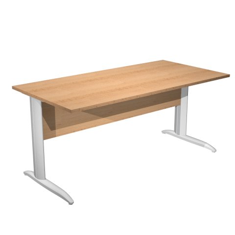 Mesa oficina Presto 160 pata metal T invertida - Haya