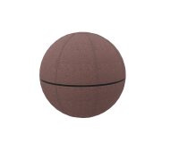 Ballon ergonomique Office Ballz Götessons, 55 cm, tissu Mica