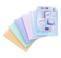 Porte vues personnalisable 40 Vues A4 - Polypropylène - PROPYSOFT - Viquel - 24 x 31 x 1,8 cm