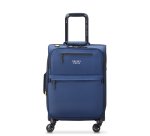Maubert 2.0 valise cabine extensible 4 doubles roues 55 cm bleu
