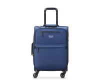 Maubert 2.0 valise cabine extensible 4 doubles roues 55 cm bleu