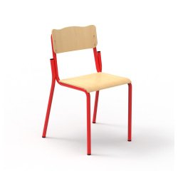 Chaise Fabiano Kids en hêtre - Taille 2 - Ecole maternelle