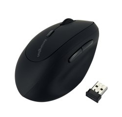 Ratón óptico Kensington Pro Fit™ Ergo para zurdos, negro
