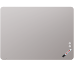 Tableau en verre mat 90x120cm - Warm Grey - Coin Arrondi - Legamaster