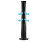 DOMO DO8153 Säulenventilator mit Umgebungsbeleuchtung – 5 Geschwindigkeiten – 4 Funktionen – 105 cm Höhe
