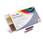 Ceras pasteles de aceite Oil Pastels Pentel - Caja de 50 surtidas