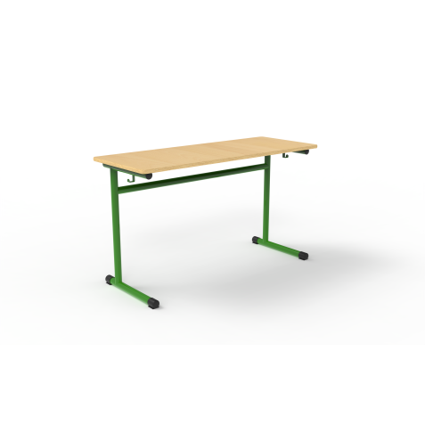 Table école biplace H 64 cm