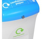 Collecteur Envirobin 55L documents confidentiels