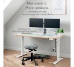 Brazo para dos monitores Leitz Ergo Slim