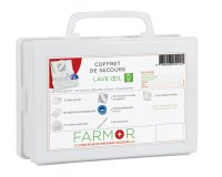 Coffret de secours Lave œil  avec stylo oculaire
