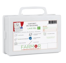 Coffret de secours Lave œil  avec stylo oculaire