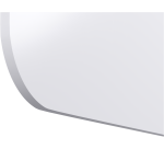 Tableau blanc émaillé XL WALL-UP 200x60cm - Coin droit arrondi - Legamaster