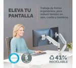 Brazo para monitor doble Eppa™ Plateado Fellowes