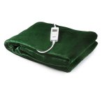 Domo Plaid chauffant électrique - vert - 2P