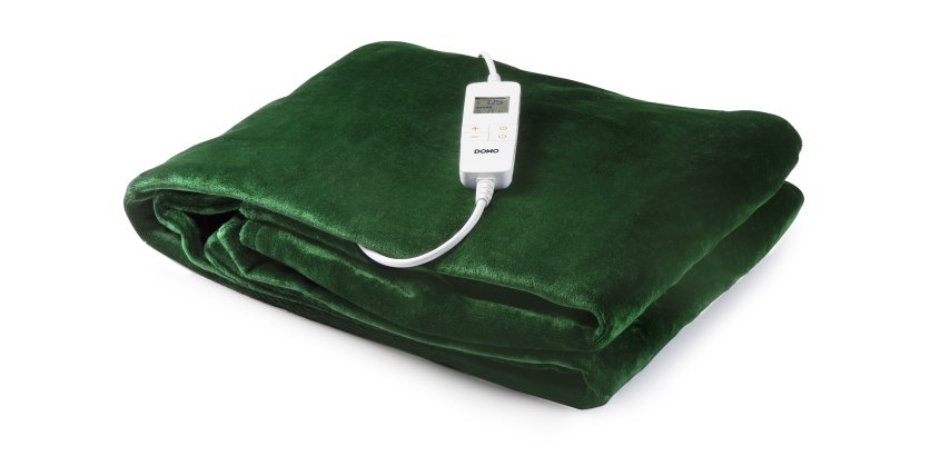 Domo Plaid chauffant électrique - vert - 2P