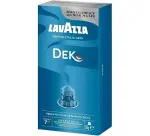 Cápsulas de café descafeinado Lavazza - Paquete de 10 unidades