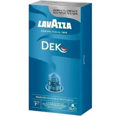 Cápsulas de café descafeinado Lavazza - Paquete de 10 unidades