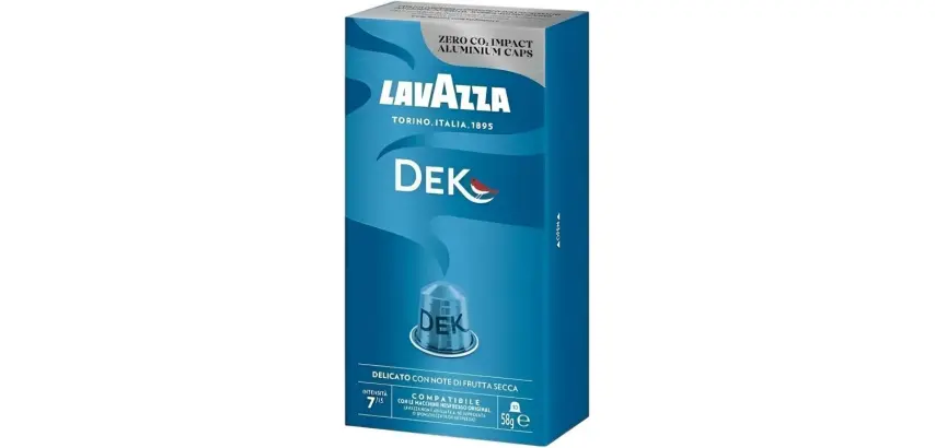 Cápsulas de café descafeinado Lavazza - Paquete de 10 unidades
