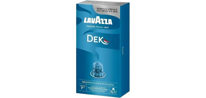 Cápsulas de café descafeinado Lavazza - Paquete de 10 unidades