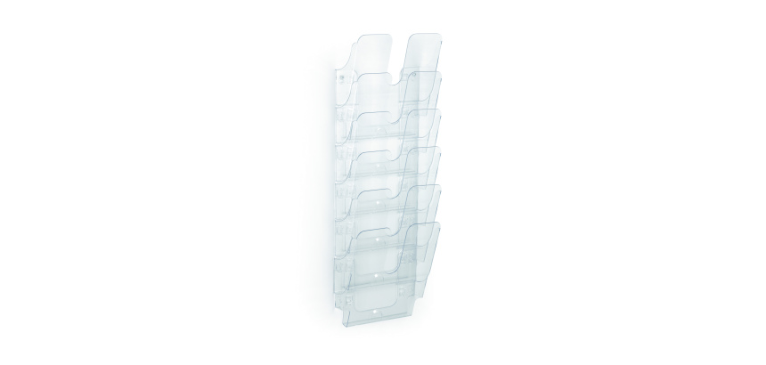 Trieur mural 6 cases Flexiplus Durable A4 portrait incolore