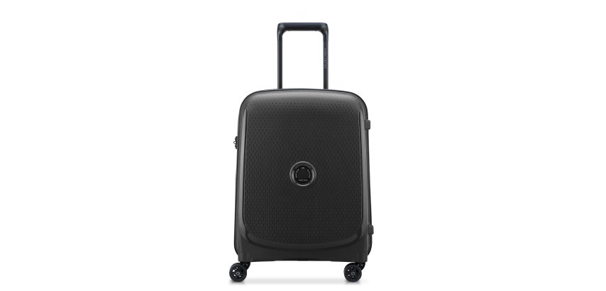 Delsey Belmont - Valise cabine Slim 4 doubles roues 55 cm noire