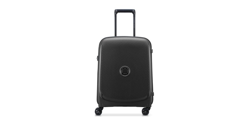 Delsey Belmont plus - Valise cabine Slim 4 doubles roues 55 cm noir