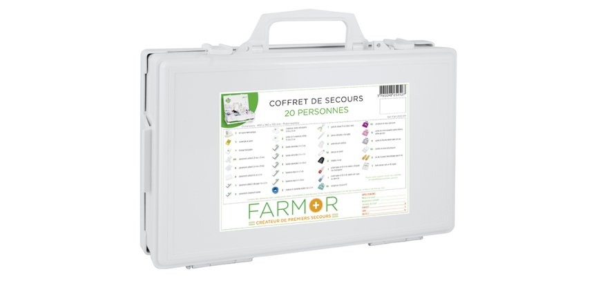 Coffret de secours Multirisques 20 personnes