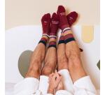 Kit Taza + Calcetines "Eres mi persona favorita" Granate talla 42-46
