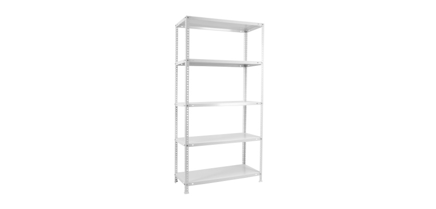 Estantería Simon Rack advantage mini 5/300 blanco 180x80x30